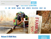 Tablet Screenshot of frankwater.com